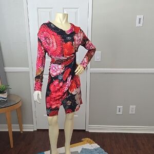 Desigual Floral Long Sleeve Dress